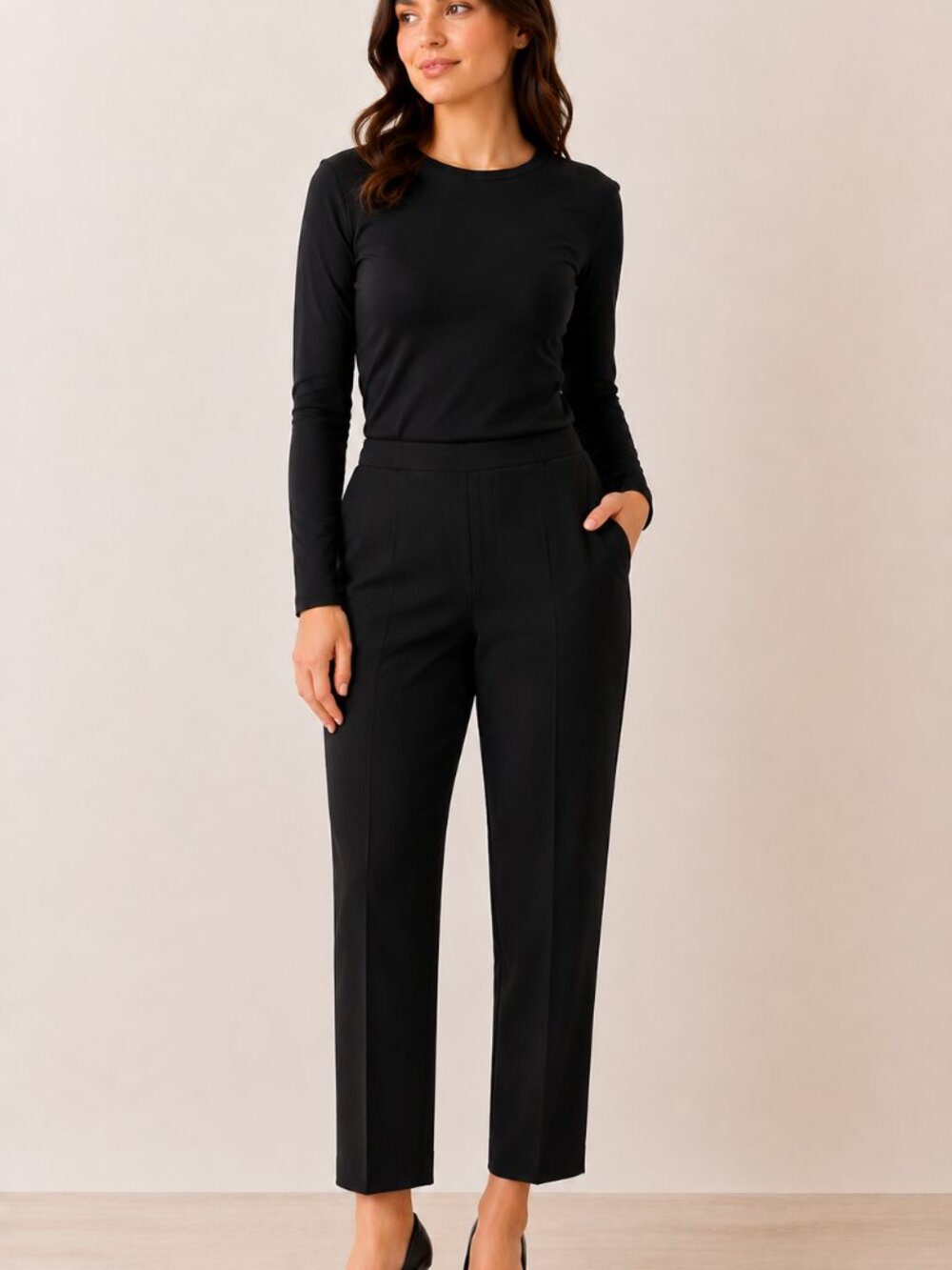 Vince XL, Black, Elastic Waist, Classic, Pull on